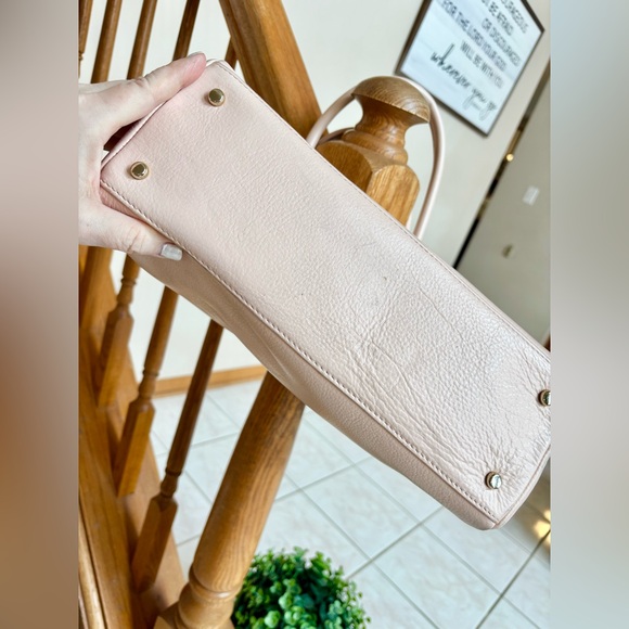 KATE SPADE Renny Drive REENA Blush Pink Pebbled Leather Tote Satchel - Picture 8 of 15